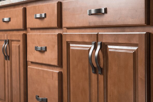 Solid wood kitchen cabinets - Brentwood